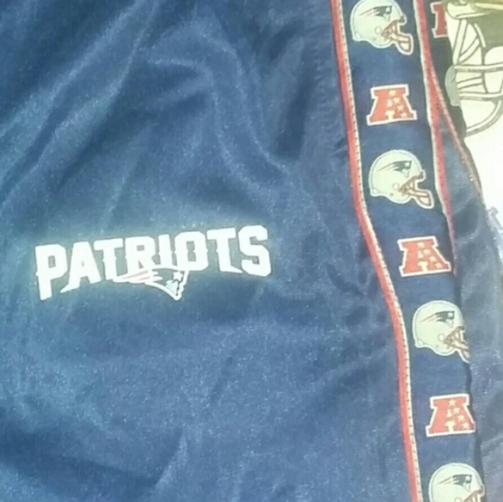 New England Patriots NFL Jersey Track Pants Vintage Football - Picture 2 of 3